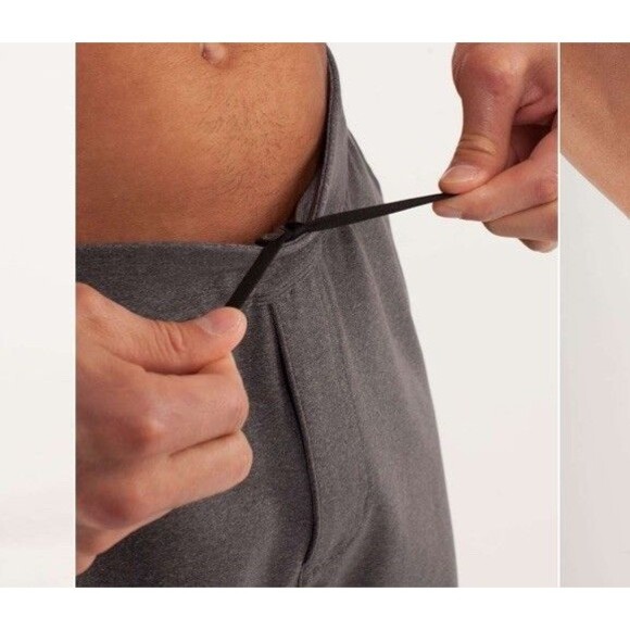 Lululemon Men’s XXL Trainer Pant Luon Relaxed Sweatpants Drawstring Stretch Grey - Picture 3 of 12